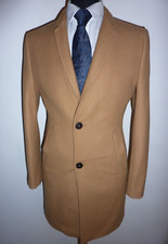 Men's ZARA Overcoat Camel
