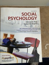 Social Psychology  Hogg And Vaughan - Sixth Edition