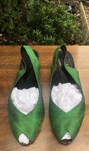 Vintage carvela emerald green - vintage,