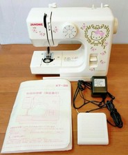 EX+++++ Used JANOME Compact Sewing Machine KT-35 Hello Kitty from Japan