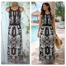 Wallis Geometric Maxi Dress