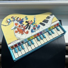Vintage Bontempi Walt Disney Music Method 12 Key Disney Piano Kids Toy