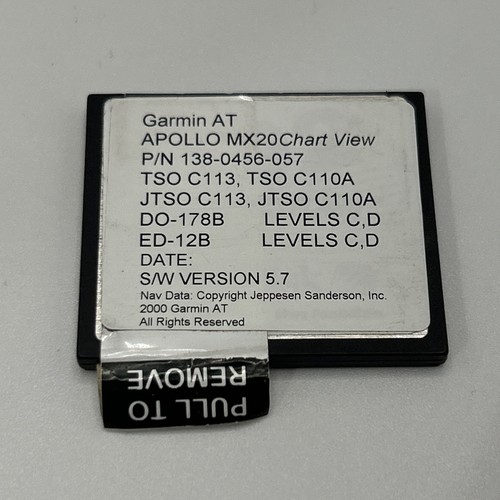 Garmin mx20 data card - garmin, at