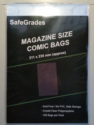 100 magazine bags safe - 100, x
