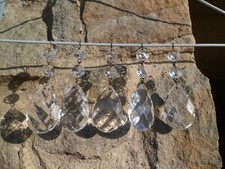 x5 LARGE Vintage French Clear
