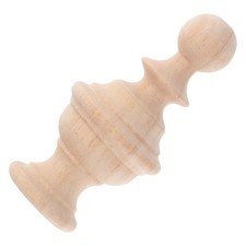 Hand Carved Wooden Post