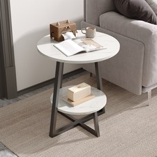 Marble effect side - end, table
