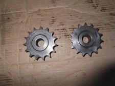 norton single es2 model 18 big4 16h magneto drive sprokets pair 15 tooth