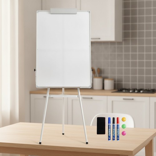 White flip chart easel - white,