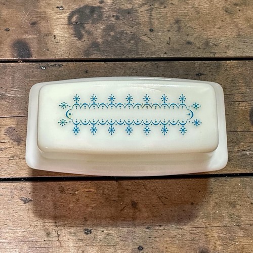 Vintage pyrex glass butter - vintage,