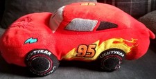 Official Disney Pixar Lightning McQueen Plush Soft Toy from Cars - 16 Inches