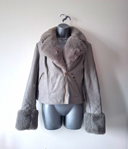River island grey mauve faux - river,