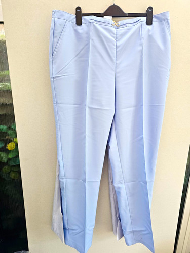 Damart blue 2pkt trousers - blue, uk