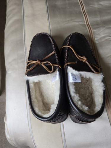Gents sheepskin lined - sheepskin, suede