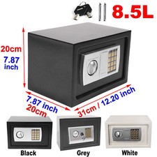 4.6-16L DIGITAL STEEL SAFE ELECTRONIC SECURITY HOME OFFICE MONEY CASH SAFETY BOX
