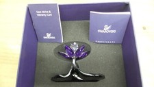 Swarovski Crystal Paradise Waterlily Blue Violet 1141630 , Original Boxed Coa