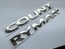CHROME BADGE REAR LETTERS FOR