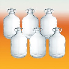 Clear Glass, 1 Gallon Demijohn