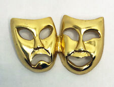 NEW Gold plated Theatre Masks