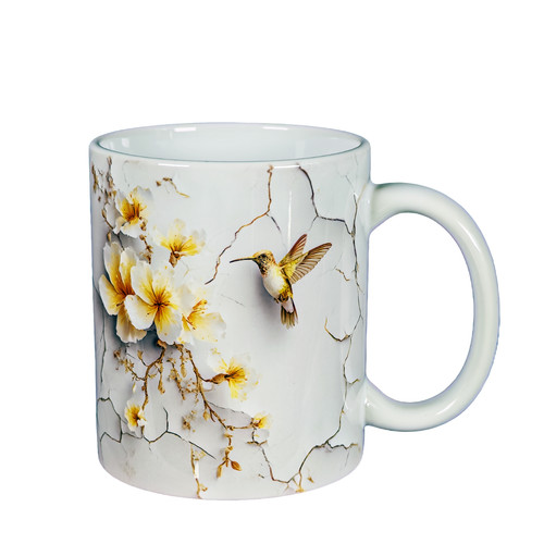 Effect humming bird ceramic - 3d,