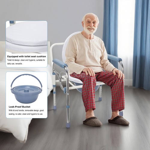 Bedside commode toilet - bedside,