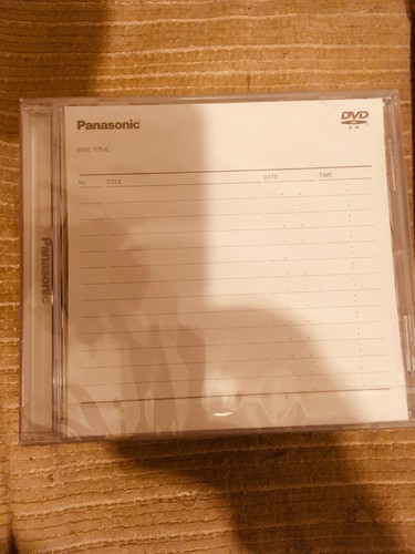 New unsealed panasonic dvd - unsealed, dvd-rw
