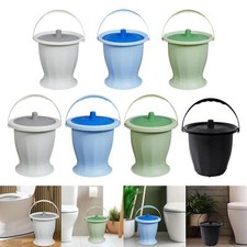 Chamber Pot with Lid Bedpan