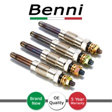 Benni 4X FOR PEUGEOT 306 1.9 TURBO 1998- DIESEL HEATER GLOW PLUGS PLUG XUD9TE EN
