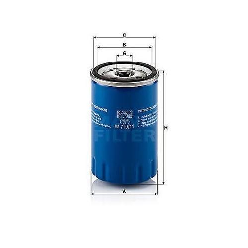 719 mann filter - w, 719/11