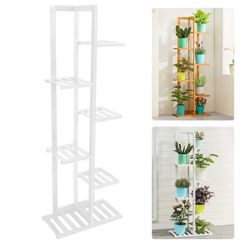 Tiers wooden plant stand - wooden,