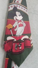 Vintage Mickey Mouse Mens Silk