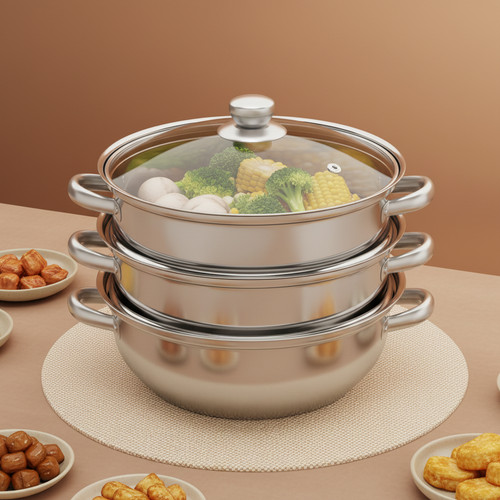 Tier 28cm steamer - steamer, stainless