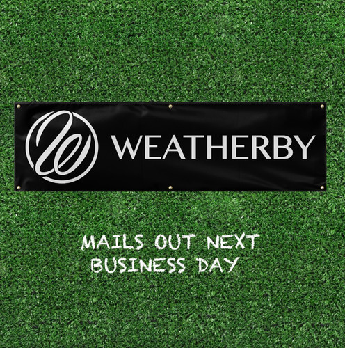 Weatherby firearms banner flag - weatherby,