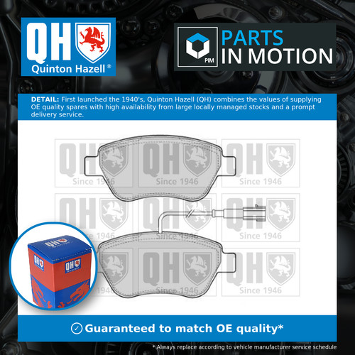 Brake pads set front bp1754 - brake,