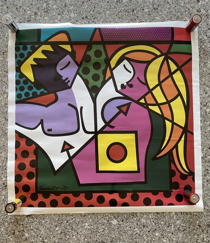 1995 romero britto poster - romero,