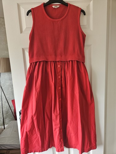 Fatface red summer dress - dress, size