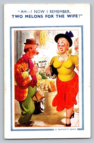 Postcard comic seaside - postcard,