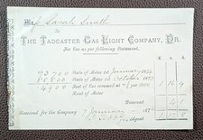1874 tadcaster gas - tadcaster, light