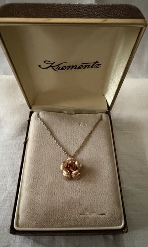 Vintage 1960s krementz rose - vintage,