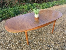 Oval Teak Extending Dining