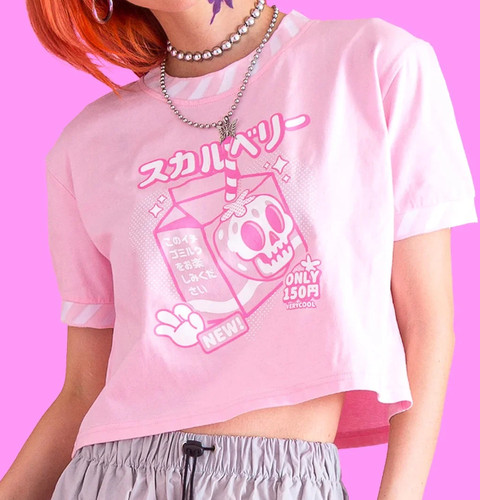 Cool shirtz skullberry crop - cool,