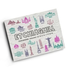 A4 PRINT - Etchinghill, Staffordshire, England - World Landmarks