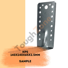 Angle Brackets Heavy Duty - Galvanised Heavy Duty Steel KP5 140x140x65x2.5mm