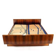 Retro Vintage Danish Double King Size Bed frame Mid Century Rosewood 50s 60s 70s