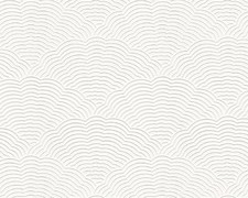 White Blown Vinyl Wallpaper