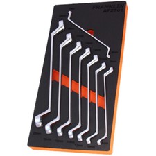 Ring Spanner Set Metric 12 Point 8 Piece 6 - 22mm Franklin Tools AF2701