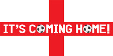 Its Coming Home Beach Towel England Football Design 70 x 140cm 100% Cotton