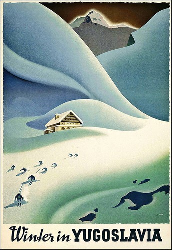 Winter yugoslavia art - yugoslavia, ad
