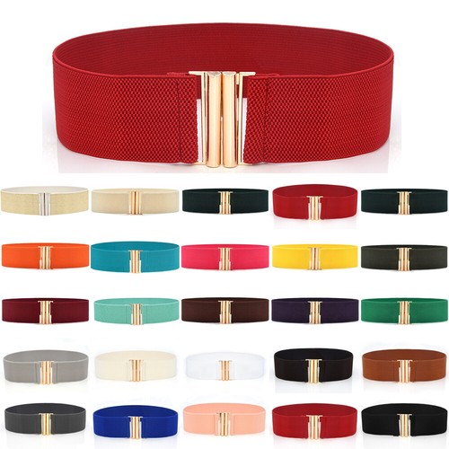 Elasticated belt wide 40s - belt,