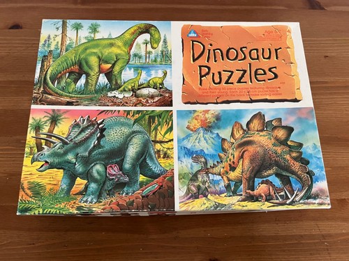 Vintage dinosaur jigsaw - dinosaur,